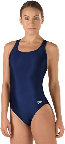 Speedo girls Swimsuit One Piece Prolt Super Pro Solid Youth swim caps, Navy, 12 - Picture 3 of 7
