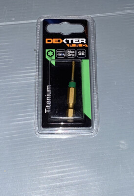 Dextet Bit T30, Max Grip, S2, Titanium