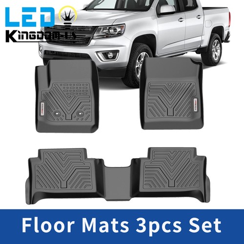 3D All Weather Floor Mats Liner for 1522 Chevrolet Colorado GMC Canyon Crew Cab eBay