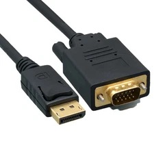 6ft  DisplayPort to VGA Video cable - DisplayPort Male to VGA Male 10H1-65106