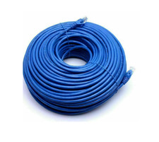 CAT6 Ethernet Patch Cord RJ-45 LAN Network Cable Blue 50FT- 100FT Multi-Pack LOT