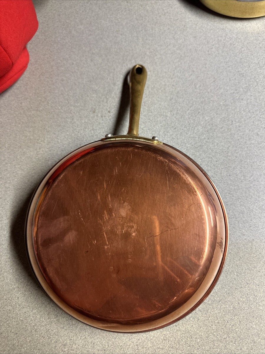 Philippe La France 8 In Vintage Cooper Skillet With Copper Handle