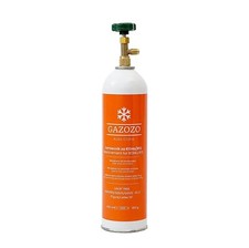 GAZOZO Kältemittel Ersatzgas R134a 650ml 350g + Stechventil für Auto Klimaanlage