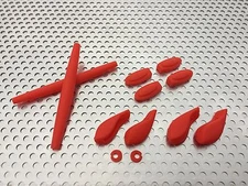 LINEGEAR Complete Replacement Rubber Set for X-Metal XX- Orange [XX-CRS-CO]