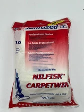 (1 pack of 10) Janitized for Nilfisk Carpetwin 16XP & 20XP, Vacuum Bags