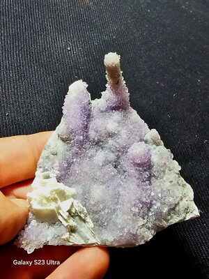   Triangular Amethyst With An Antenna From Rio Grande Do sol, Brazil 