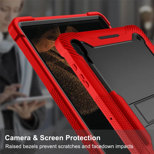 Tablet Case Armor Shockproof Cover For Samsung Galaxy Tab S10 S9 FE Plus Ultra - Picture 50 of 54