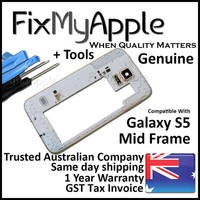 Samsung Galaxy S5 Gold Blende RüCkseite GehäUse Rahmen Kamera Linse Cover Ersatz