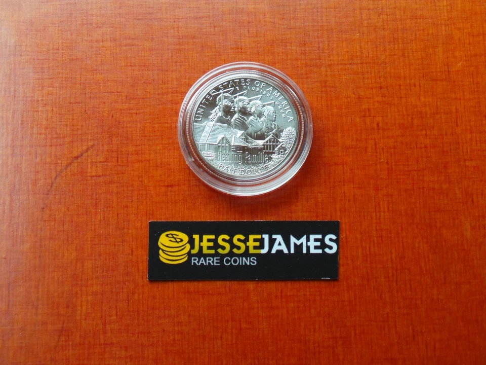 2017 D UNC BOYS TOWN CENTENNIAL COMMEMORATIVE HALF DOLLAR W/ BOX COA KEY COIN - Image 3 of 3