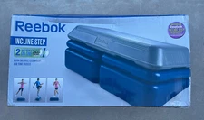 New Vintage 2010 Reebok Expandable Incline Step Platform With Workout DVD NIB