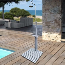 Outdoor Garden Pool Shower with Chassis Board for Swimming Pool Patio Terrace