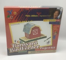 Tim Allen-Signature Stuff Barnyard Bird Feeder Project Kit-Wood Craft NEW SEALED