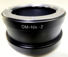Olympus OM Lens mount adapter to Nikon Z Z6 Z7 Full frame Mirrorless Camera