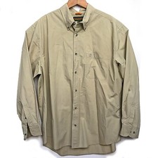 Vintage Timberland Mens Shirt Size XL Khaki