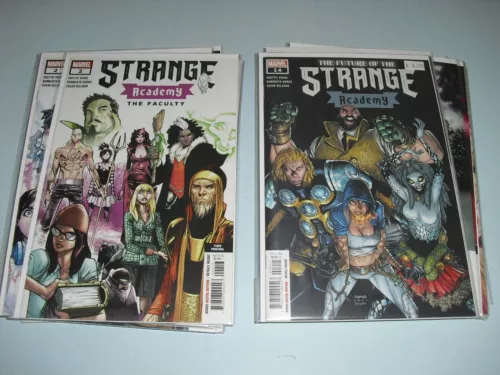 Lot 24 Strange Academy run ranging 2-18 NM high grade 2020! Marvel variant 14 15