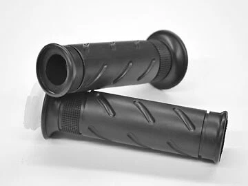 Punhos de mão pretos para motocicleta 7/8" par para Honda CBR 250R 929 954 RR - Imagem 3 de 3