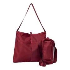 Samantha Brown To-Go Water Bottle Crossbody w/Packable Bag - NWT