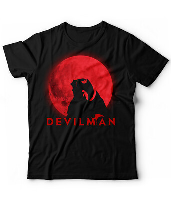 Tshirt Devilman Crybaby Akira Amon Go Nagai Anime Manga Vintage