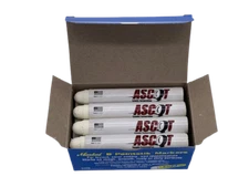 2 BOXES 24 MARKAL E WHITE TIRE CHALK PAINT STICKS CRAYON MARKER GRAFFITI