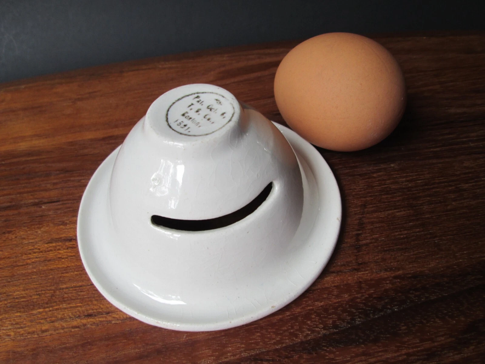Antique LIGHTENING EGG SEPARATOR Pat. 1891 TS Co. BOSTON Victorian Ceramic RARE!
Opens in a new wind