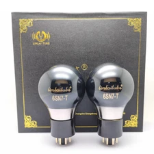 Linlai 6SN7-T Vacuum Tubes T-Series HIFI Matched Pair Audio Tube 6SN7