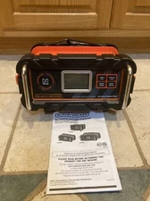 15 Amp 12V Bench Battery Charger/Maintainer BLACK+DECKER BC15BD Fully Automatic