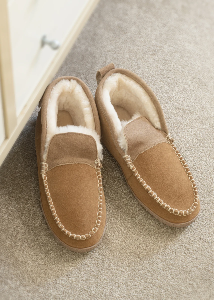 Classic suede hotsell moccasin slippers