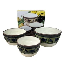 3 Mikasa Arabella KT430 Nesting Mixing Serving Bowl Set NIB