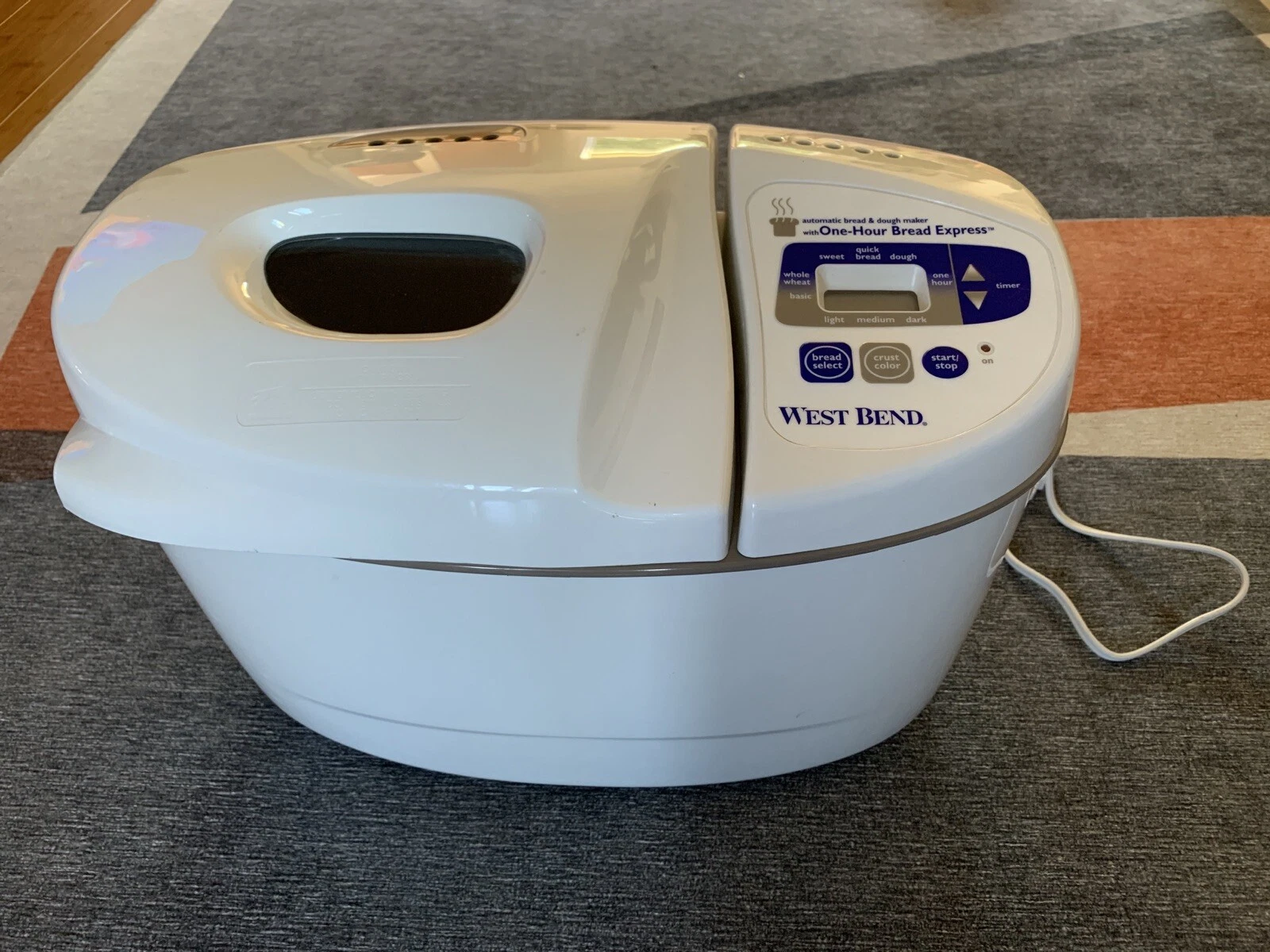 West Bend 41053 Automatic Bread And Dough Maker One Hour Express Feature