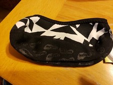 Nufoot Indoor Girl Shoes Ballet Flats, black white geo , X-Small slippers