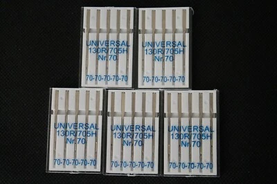 FADEN & CO Nähmaschinennadeln Flachkolben 130/705 H Universal Nadel Stärke 70, 80, 90, 100
