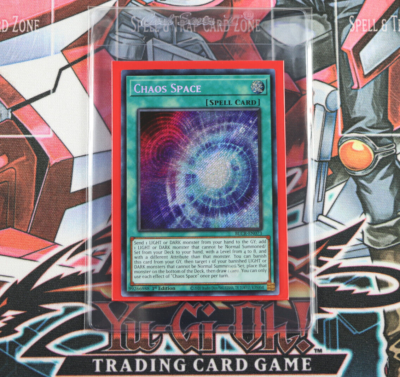 Yugioh Spell Card Chaos Space BLCR-EN073 1st Edition Secret Rare | eBay
