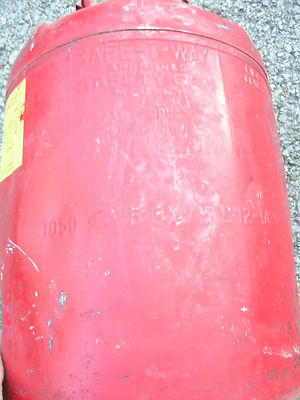VINTAGE SAFE-T-WAY TYPE I SAFETY CAN 5 GALLON HEAVY DUTY GAS CAN