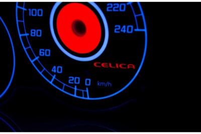 Toyota Celica VII T23 glow gauges dials plasma dials kit tacho