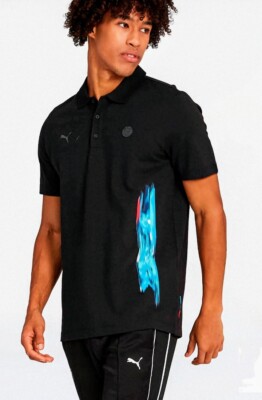 [595182-01] Mens Puma BMW M Motorsport Life / Reflective Graphic Polo