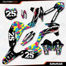 CMYK Savage Camo Graphics Kit fits KTM 13-15 SX SXF XC XCF 125 200 250 300 450