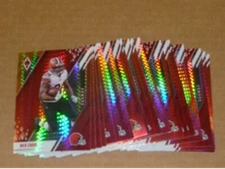 2021 Panini Phoenix Football Nick Chubb Fire Burst Card #27 Browns Lot of 25