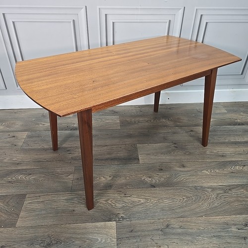 Vintage Wood Danish Inspired Coffee Table - Atomic Sputnik Mid-Century Teak - Picture 2 of 24