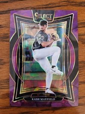 2025 Panini Select - Kash Mayfield - Concourse Purple Ice Prizm /175 - Padres