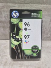 HP 96 / 97 Combo-Pack Ink Cartridges Black Tri-Color C9353FN Exp 08/2015 New