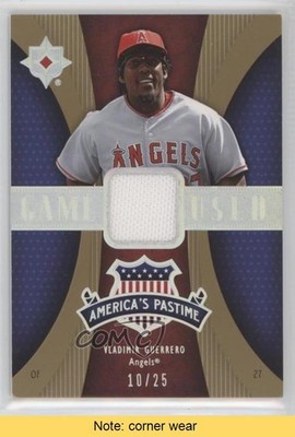 2007 Upper Deck Ultimate Collection Gold 10/25 Vladimir Guerrero HOF READ 0f8