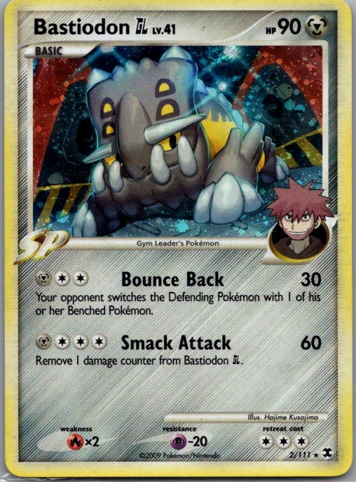 Bastiodon GL Holo Rare Rising Rivals 2/111 LP