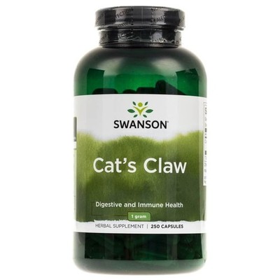 Swanson Katzenkralle Cat's Claw 500 mg 250 Kapseln Immunität Antioxidantien