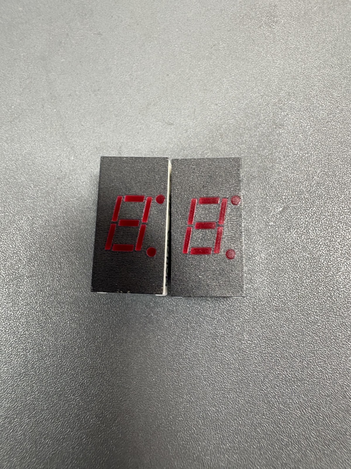 4x MAN78A 7 Segment LED Display Red Single Digit Through Hole Indicator