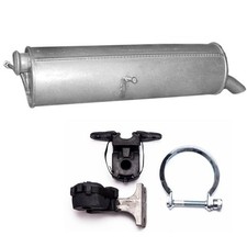 Endschalldämpfer Auspuff für Peugeot 307 2.0i Bj.04/2001-05/2005 +Montgesatz