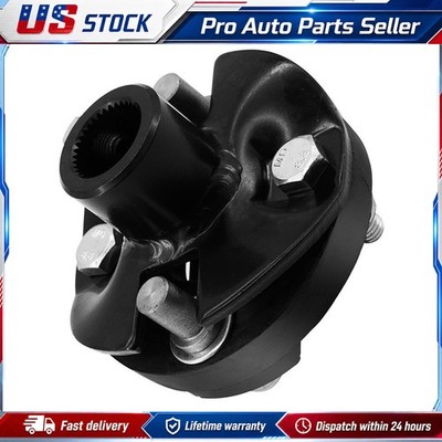 Power Steering Rag Joint Coupler For Ididit 1955-1973 3/4'' New Black 36 Spline