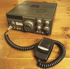 KENWOOD TRIO TS-120V HF SSB Transceiver Ham Radio with microphone and DC cord
