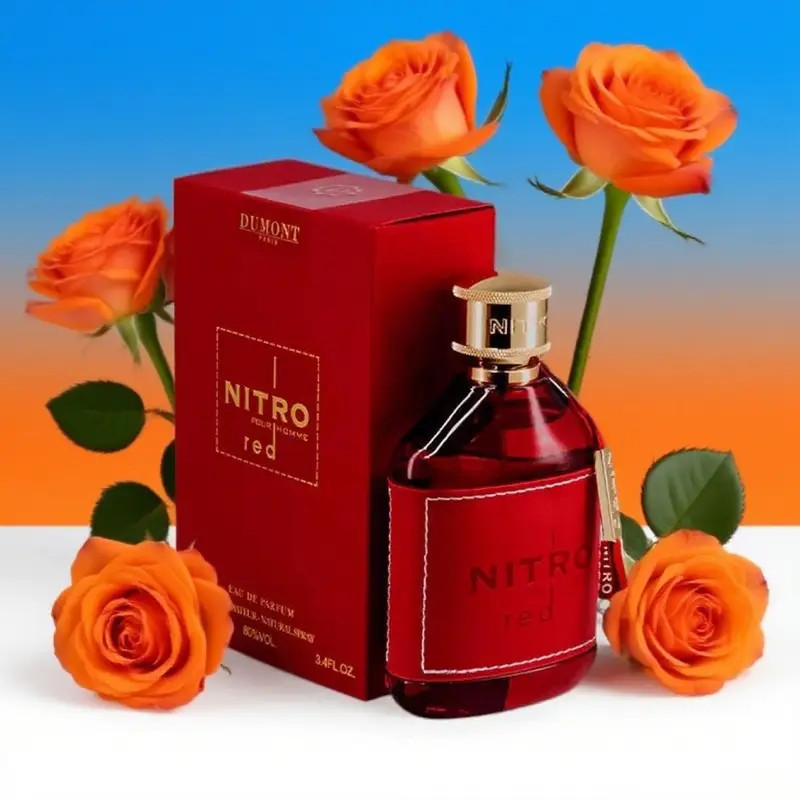 Nitro red  Parfum - Luxury Perfume for MenFruit, Woody,Flora3.4oz