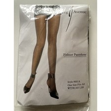 Leg Avenue Fishnet Pantyhose Tights. Black. One Size. Style 9001A. NIP