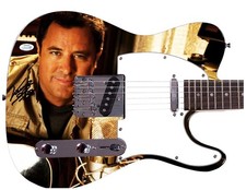 Vince Gill Signed Autographed Live Studio Microphone Graphics Photo Guitar ACOA